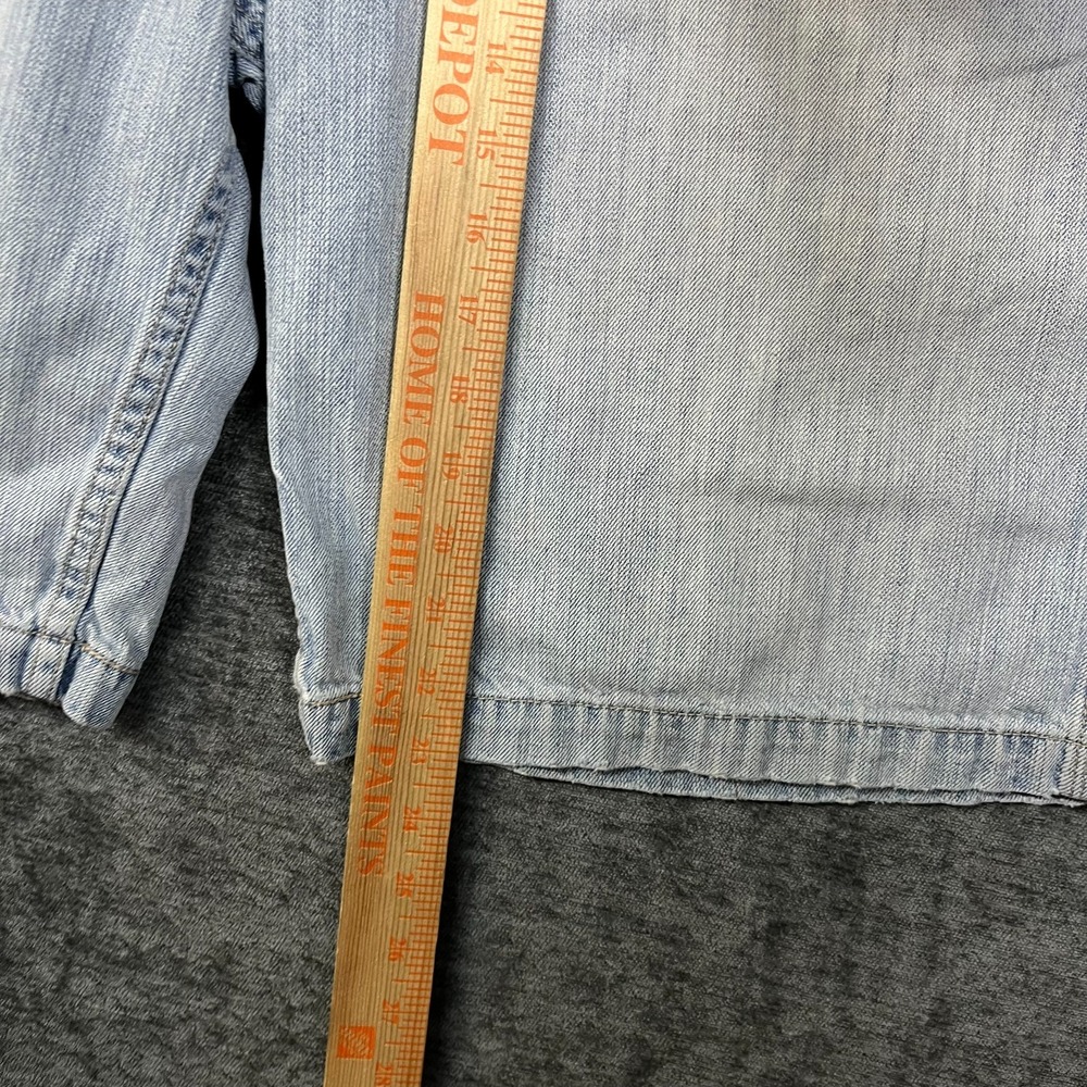 Vintage Levi's Carpenter Denim Shorts Men's Light Wash Pockets Workwear - W36 - Picture 15 of 16